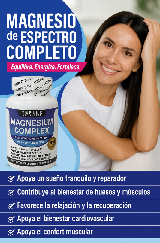 Magnesium Complex - Recupera la energía que el día te roba